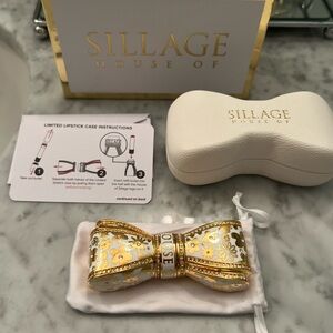 NIB- House of Sillage Whispers of Innocence Bow Lipstick Case